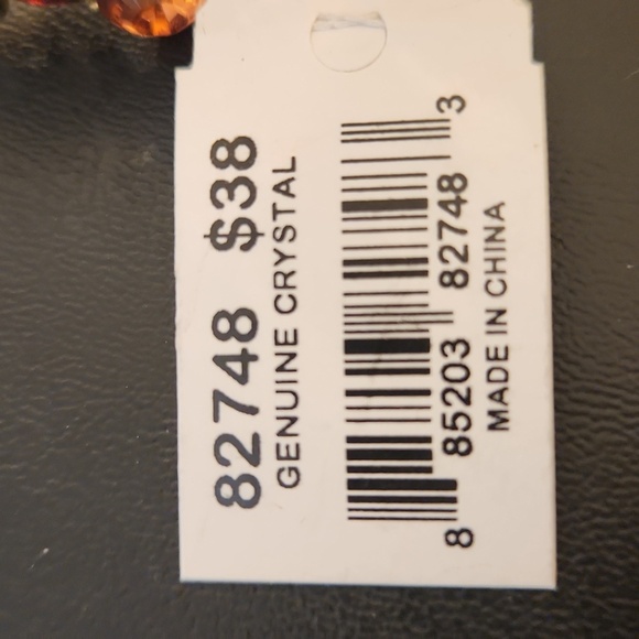 NWT ViVl Genuine Crystal Pink/ Red Stretch Bracelet Small Wrist - Picture 5 of 6